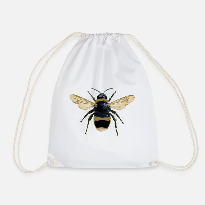 Bee - Turnbeutel - Weiß