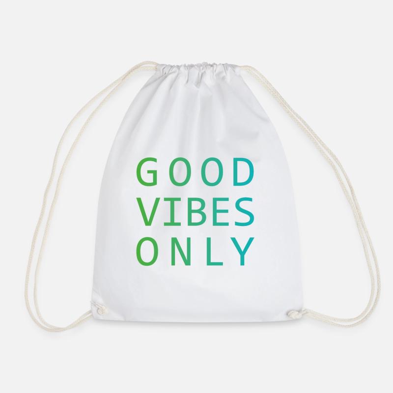 Good Vibes Only - Turnbeutel - Weiß