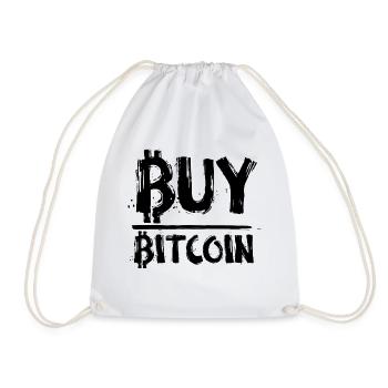 Buy Bitcoin graffiti - Turnbeutel - Weiß - Vorne
