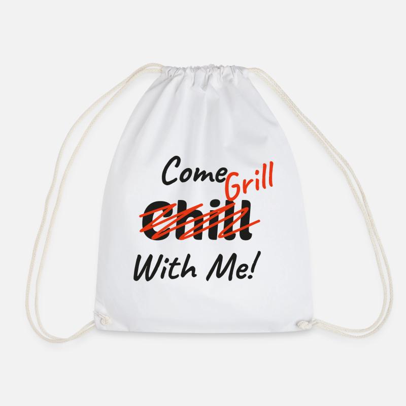 Chill mit Mir - Grill mit Mir - Turnbeutel - Weiß