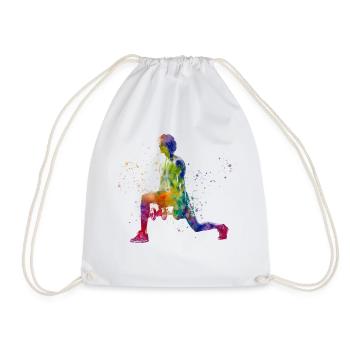 Fitness masculin - Sac de sport léger - blanc - Devant