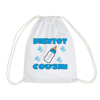 BIENTOT COUSIN - Sac de sport léger - blanc - Devant