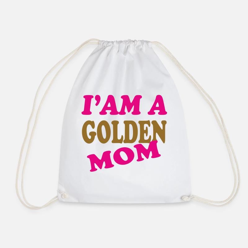 GOLDENE MAMA - Turnbeutel - Weiß
