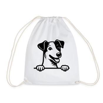 Jack Russel Terrier - Sac de sport léger - blanc - Devant