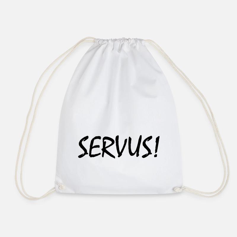 Servus - Turnbeutel - Weiß