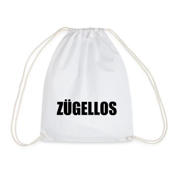 zügellos - Turnbeutel - Weiß - Vorne
