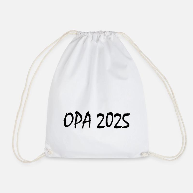 Opa 2025 - Turnbeutel - Weiß