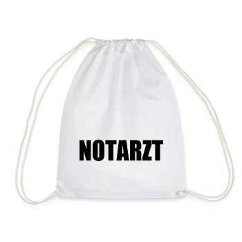 Notarzt - Turnbeutel - Weiß - Vorne