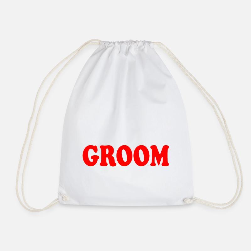 Groom - Turnbeutel - Weiß
