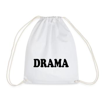 Drama - Drawstring Bag - white - Front