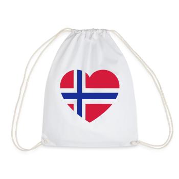 norway - Turnbeutel - Weiß - Vorne