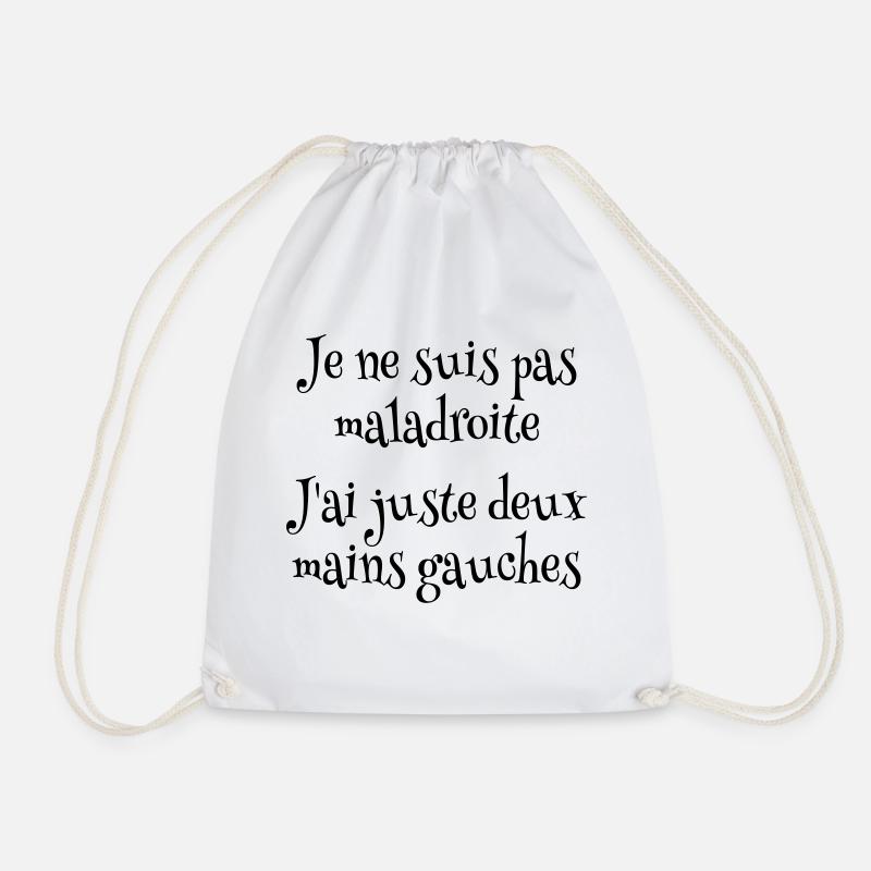 Je ne suis pas maladroite - Sac de sport léger - blanc