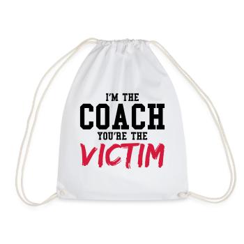 coach victim - Sac de sport léger - blanc - Devant