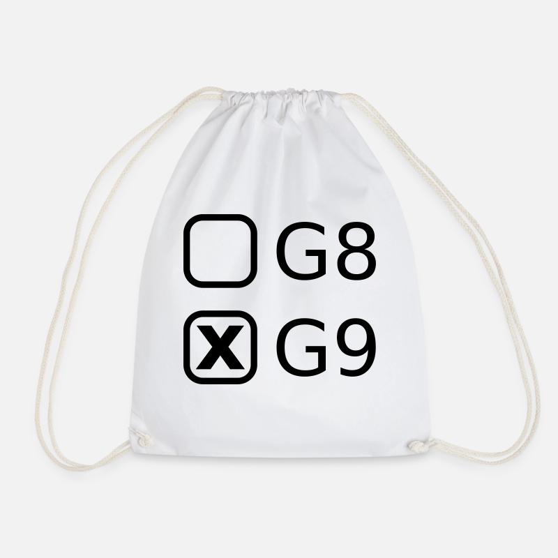 G8 G9 - Turnbeutel - Weiß