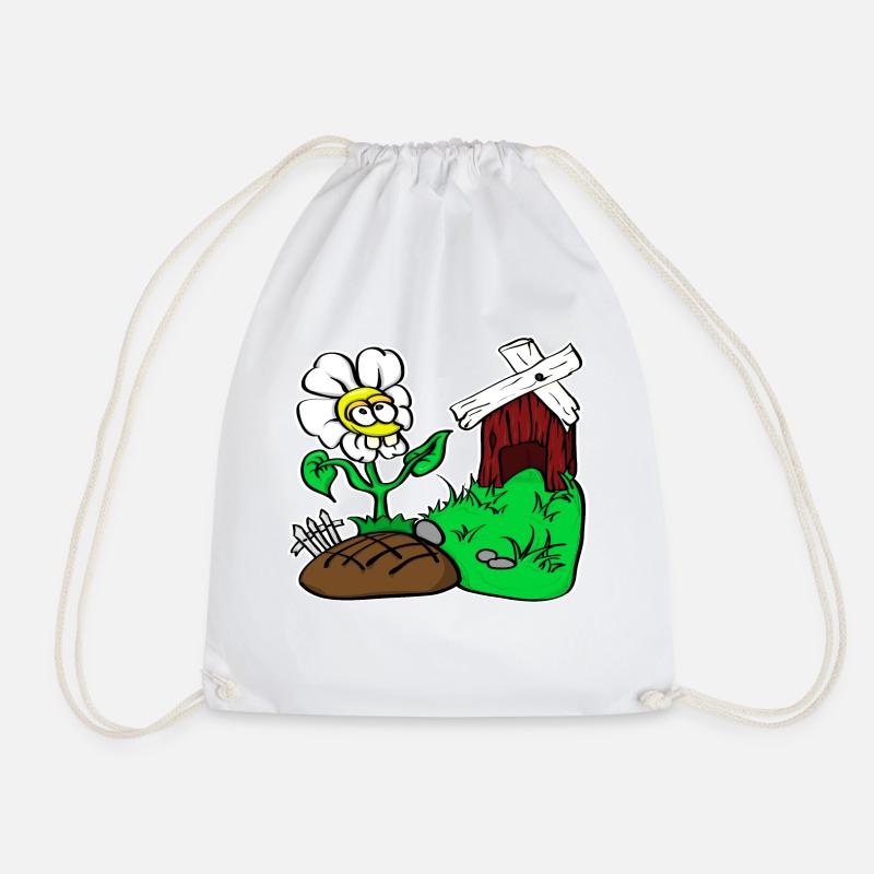 Gänseblümchen - Turnbeutel - Weiß