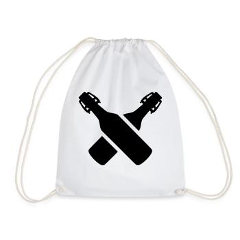 Bière - Sac de sport léger - blanc - Devant