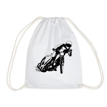 Speedway Racer - Turnbeutel - Weiß - Vorne