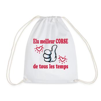 Elu meilleur corse de tous les temps - Sac de sport léger - blanc - Devant