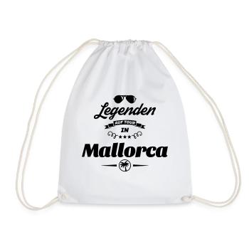 mallorca legenden - Turnbeutel - Weiß - Vorne