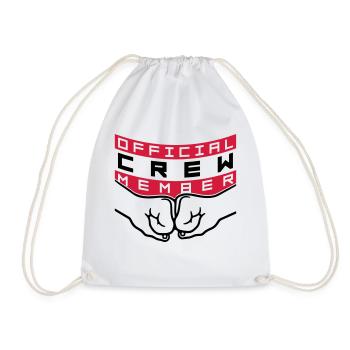 Membre d'équipage officiel - Sac de sport léger - blanc - Devant