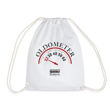 Oldometer 22ème anniversaire - Sac de sport léger - blanc - Devant