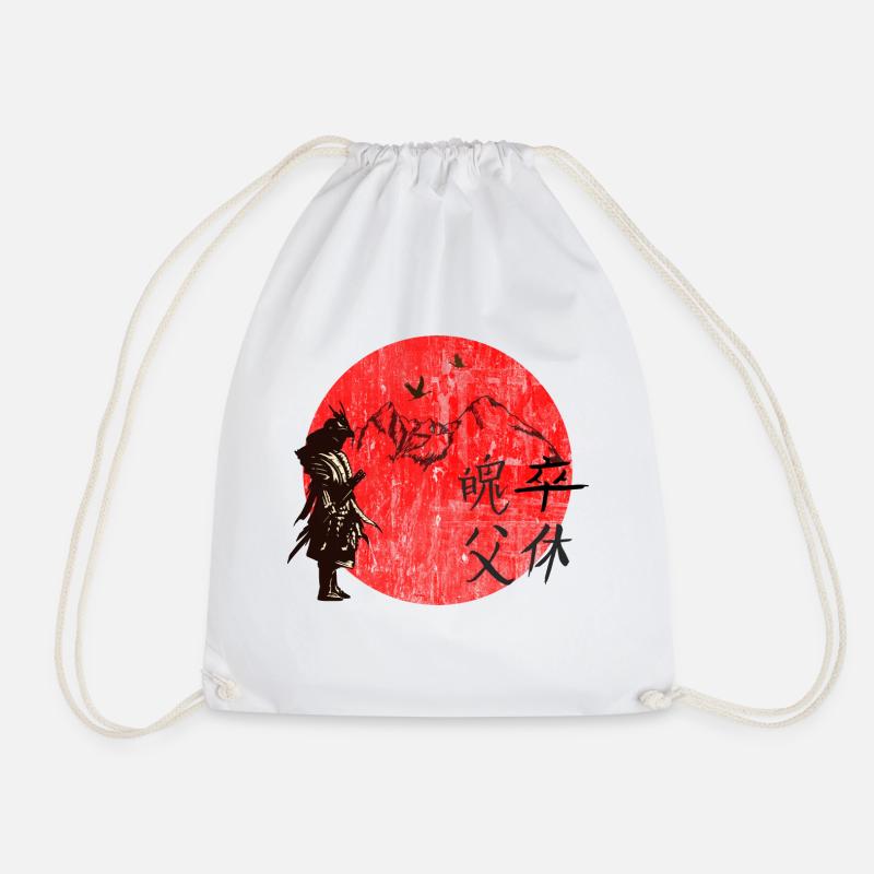 Samurai - Turnbeutel - Weiß