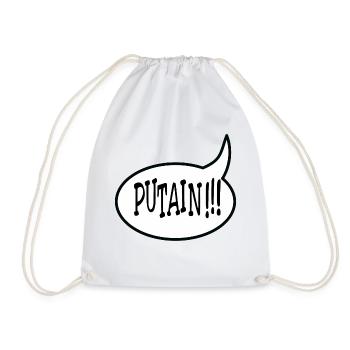 Putain !!! - Sac de sport léger - blanc - Devant