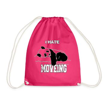 Je déteste le design drôle de mouvement - Sac de sport léger - fuchsia - Devant