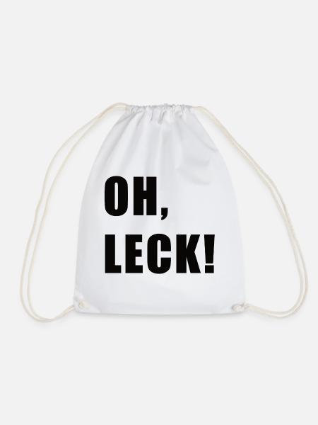 Oh Leck - Trierer Plattdeutsch Trierisch - Turnbeutel - Weiß