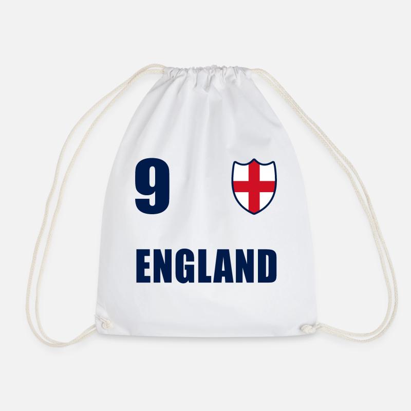 ENGLAND jersey 9 - Drawstring Bag - white