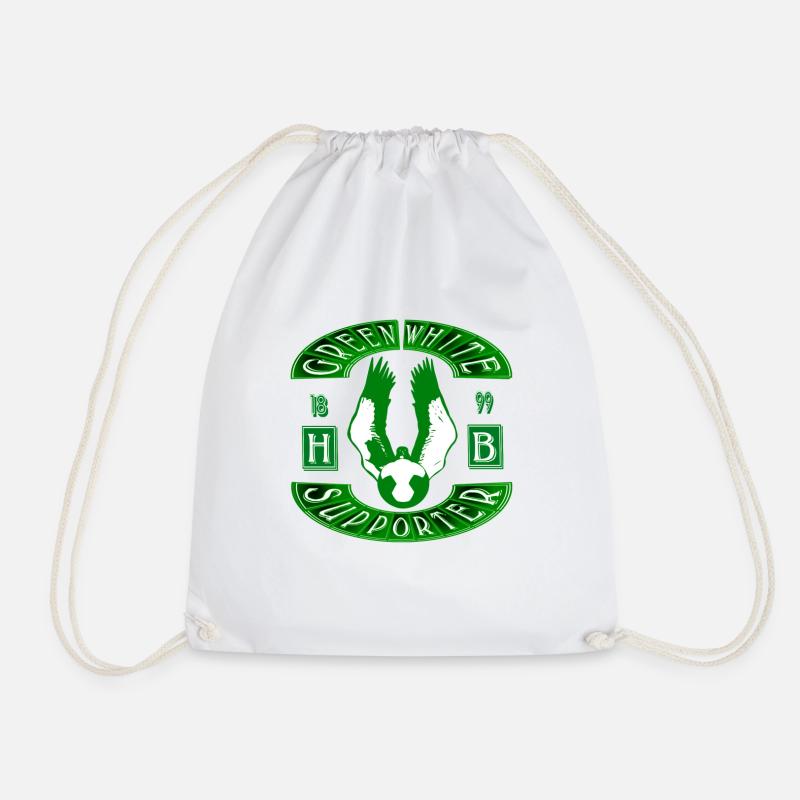 GREENWHITE SUPPORTER HB 1899 - Turnbeutel - Weiß