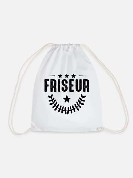 Friseur Beruf - Turnbeutel - Weiß