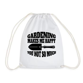 Gardener Garden Gift Hobby Gardener Orchard - Drawstring Bag - white - Front