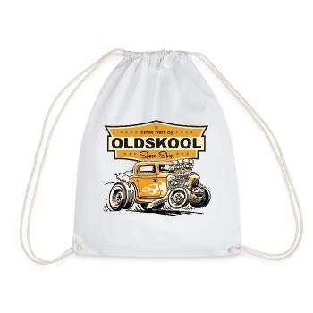 33 Coupe Oldskool Speed Shop Hot Rod - Turnbeutel - Weiß - Vorne