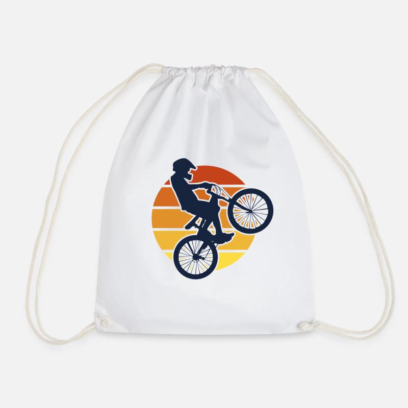 Fahrrad - Turnbeutel - Weiß