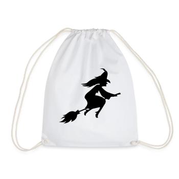 sorcière - Sac de sport léger - blanc - Devant
