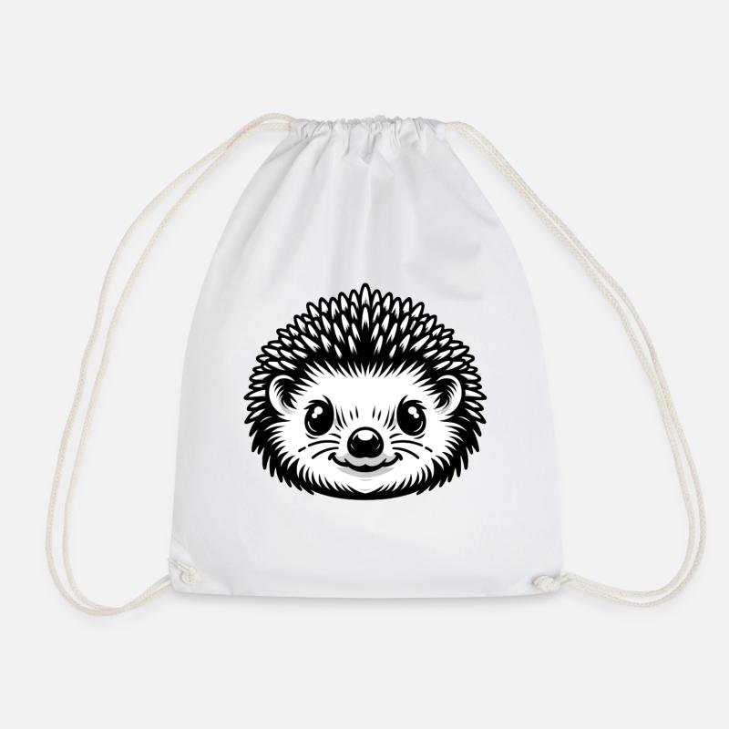 Hérisson - Sac de sport léger - blanc