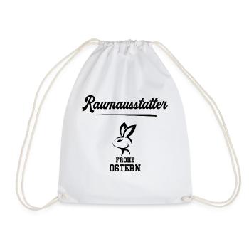 Raumausstatter Ostern Raumausstattung Oster Outfit - Turnbeutel - Weiß - Vorne
