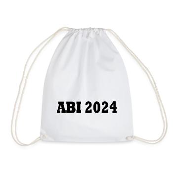 Abi 2024 - Turnbeutel - Weiß - Vorne