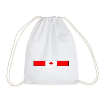 Drapeau du Canada - Sac de sport léger - blanc - Devant