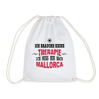 THERAPIE Mallorca SONNE - Turnbeutel - Weiß - Vorne