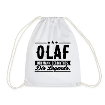 Man Myth Légende Olaf - Sac de sport léger - blanc - Devant