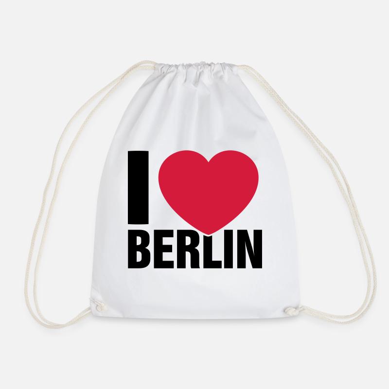I love Berlin! - Turnbeutel - Weiß