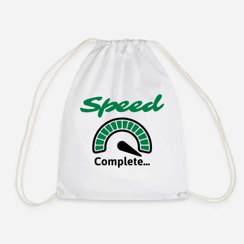 Speed Complete ... - Drawstring Bag - white