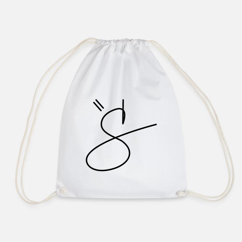 "Santos - Drawstring Bag - white