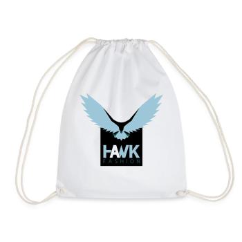 HAWK - Drawstring Bag - white - Front