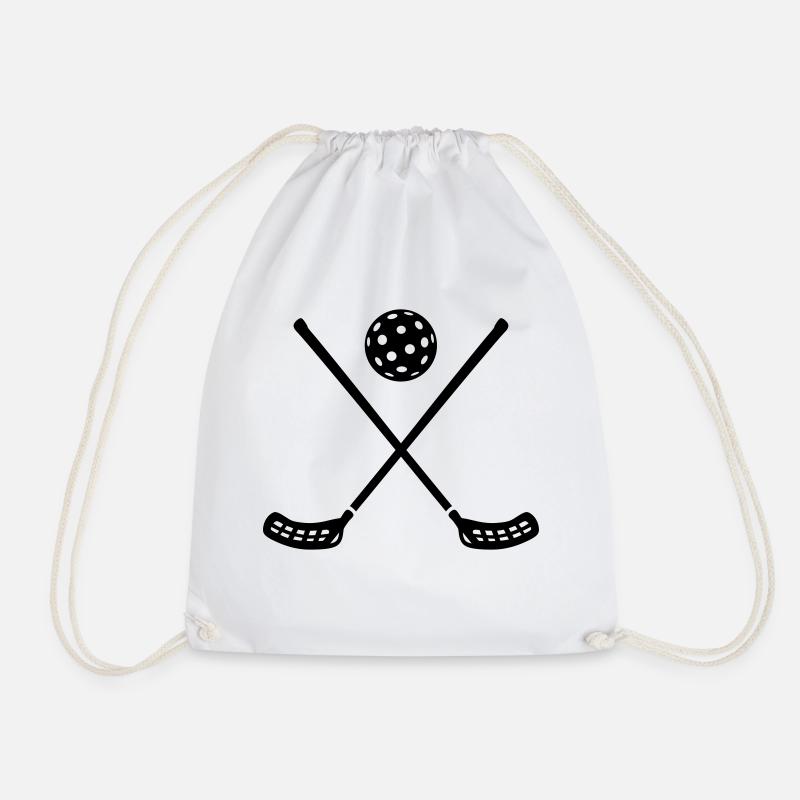 Floorball - Turnbeutel - Weiß
