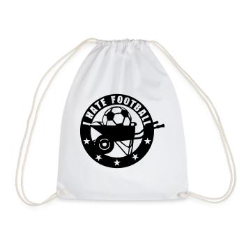 i hate football brouette logo - Sac de sport léger - blanc - Devant