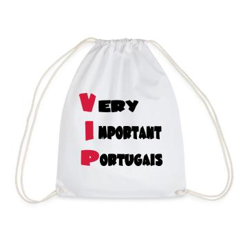 Very important _portugais - Drawstring Bag - white - Front