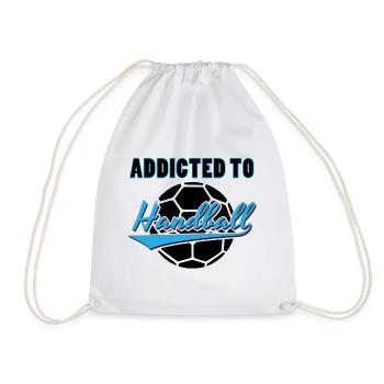 Handball Handball Handball Sport Gift Idea - Drawstring Bag - white - Front